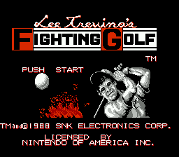 Lee Trevino's Fighting Golf title screenshot